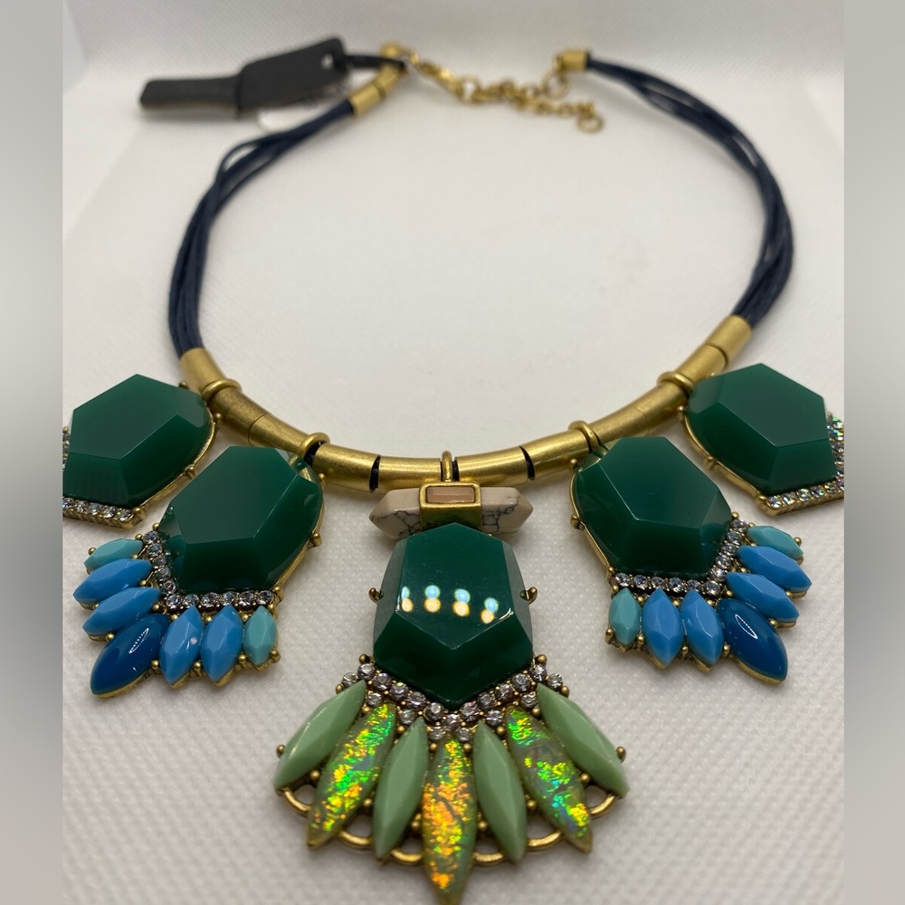J CREW ornate costume necklace.